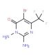 2,3-Diamino-5-bromo-6-(trifluoromethyl)-4(3H)-pyrimidinone (CAS 95095-46-8) - chemical structure image