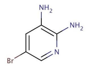 2,3-Diamino-5-bromopyridine (CAS 38875-53-5) - chemical structure image