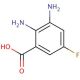 2,3-diamino-5-fluorobenzoic acid - chemical structure image