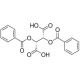 (−)-2,3-Dibenzoyl-L-tartaric acid, anhydrous (CAS 2743-38-6) - chemical structure image