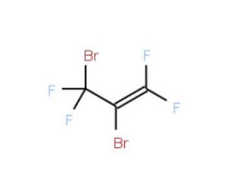 2,3-Dibromo-1,1,3,3-tetrafluoropropene (CAS 666-40-0) - chemical structure image