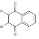 2,3-Dibromo-1,4-naphthoquinone (CAS 13243-65-7) - chemical structure image