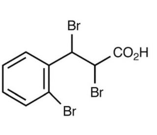 2,3-Dibromo-3-(2-bromophenyl)propionic Acid (CAS 246876-04-0) - chemical structure image