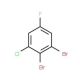 2,3-Dibromo-5-fluorochlorobenzene (CAS 1000578-11-9) - chemical structure image