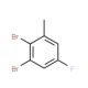 2,3-Dibromo-5-fluorotoluene - chemical structure image