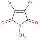 2,3-Dibromo-N-methylmaleimide (CAS 3005-27-4) - chemical structure image