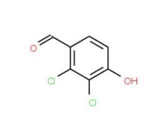 2,3-Dichloro-4-hydroxybenzaldehyde (CAS 16861-22-6) - chemical structure image