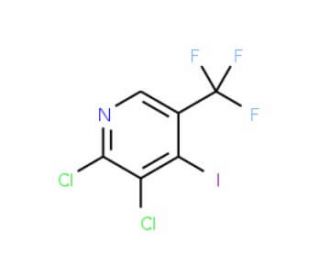 2,3-Dichloro-4-iodo-5-(trifluoromethyl)pyridine - chemical structure image