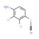 2,3-Dichloro-4-thiocyanatoaniline (CAS 7494-03-3) - chemical structure image