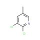 2,3-Dichloro-5-methylpyridine (CAS 59782-90-0) - chemical structure image