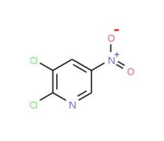 2,3-Dichloro-5-nitropyridine (CAS 22353-40-8) - chemical structure image