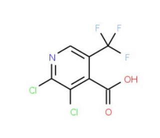 2,3-Dichloro-5-(trifluoromethyl)isonicotinic acid - chemical structure image