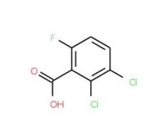2,3-Dichloro-6-fluorobenzoic acid (CAS 32890-91-8) - chemical structure image