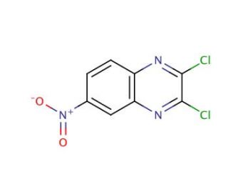 2,3-Dichloro-6-nitroquinoxaline (CAS 2379-60-4) - chemical structure image