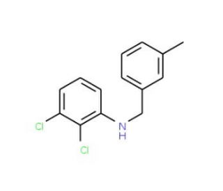 2,3-Dichloro-N-(3-methylbenzyl)aniline - chemical structure image