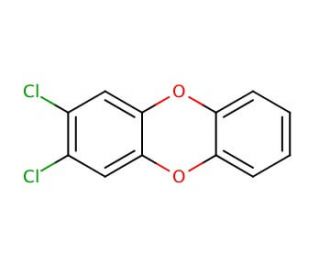 2,3-Dichlorodibenzo-p-dioxin - chemical structure image