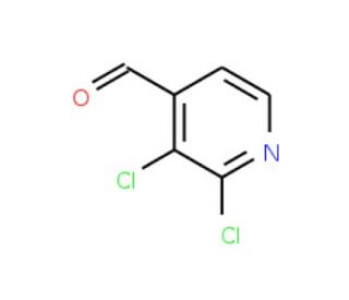 2,3-Dichloroisonicotinaldehyde (CAS 884495-41-4) - chemical structure image