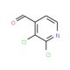 2,3-Dichloroisonicotinaldehyde (CAS 884495-41-4) - chemical structure image