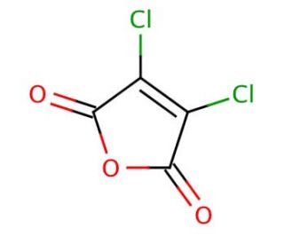 2,3-Dichloromaleic anhydride (CAS 1122-17-4) - chemical structure image