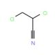 2,3-Dichloropropionitrile (CAS 2601-89-0) - chemical structure image