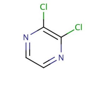 2,3-Dichloropyrazine (CAS 4858-85-9) - chemical structure image