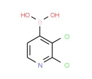 2,3-Dichloropyridine-4-boronic acid (CAS 951677-39-7) - chemical structure image