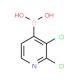 2,3-Dichloropyridine-4-boronic acid (CAS 951677-39-7) - chemical structure image