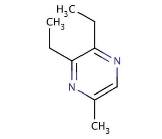 2,3-Diethyl-5-methylpyrazine (CAS 18138-04-0) - chemical structure image