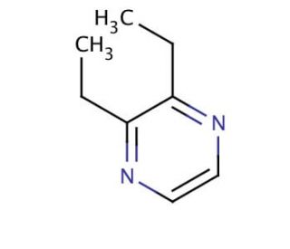 2,3-Diethylpyrazine (CAS 15707-24-1) - chemical structure image