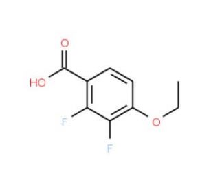 2,3-Difluoro-4-ethoxybenzoic acid (CAS 124728-45-6) - chemical structure image