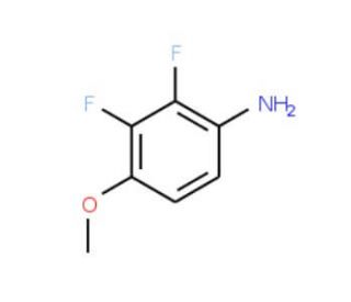 2,3-Difluoro-4-methoxyaniline (CAS 155020-51-2) - chemical structure image