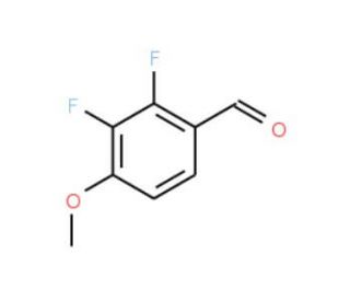 2,3-Difluoro-4-methoxybenzaldehyde (CAS 256417-11-5) - chemical structure image