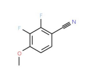 2,3-Difluoro-4-methoxybenzonitrile (CAS 256417-12-6) - chemical structure image
