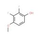 2,3-Difluoro-4-methoxyphenol (CAS 261763-29-5) - chemical structure image