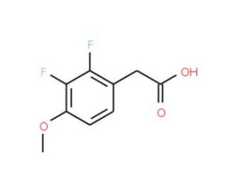 2,3-Difluoro-4-methoxyphenylacetic acid - chemical structure image
