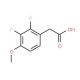 2,3-Difluoro-4-methoxyphenylacetic acid - chemical structure image