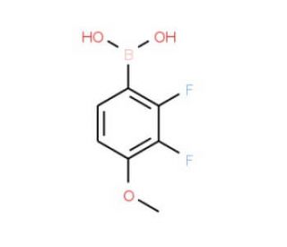 2,3-Difluoro-4-methoxyphenylboronic acid (CAS 170981-41-6) - chemical structure image
