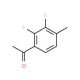 2,3-Difluoro-4-methylacetophenone (CAS 261763-30-8) - chemical structure image