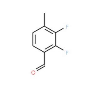 2,3-Difluoro-4-methylbenzaldehyde (CAS 245536-50-9) - chemical structure image