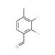 2,3-Difluoro-4-methylbenzaldehyde (CAS 245536-50-9) - chemical structure image