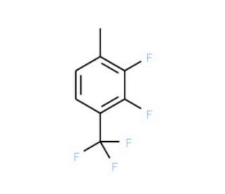 2,3-Difluoro-4-methylbenzotrifluoride - chemical structure image