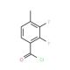 2,3-Difluoro-4-methylbenzoyl chloride (CAS 261763-38-6) - chemical structure image