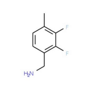 2,3-Difluoro-4-methylbenzylamine (CAS 261763-41-1) - chemical structure image