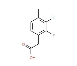2,3-Difluoro-4-methylphenylacetic acid (CAS 261763-47-7) - chemical structure image