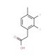 2,3-Difluoro-4-methylphenylacetic acid (CAS 261763-47-7) - chemical structure image