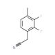 2,3-Difluoro-4-methylphenylacetonitrile - chemical structure image