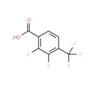 2,3-Difluoro-4-(trifluoromethyl)benzoic acid (CAS 237424-17-8) - chemical structure image