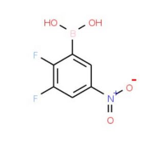 2,3-Difluoro-5-nitrophenylboronic acid (CAS 957060-82-1) - chemical structure image