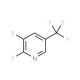 2,3-Difluoro-5-(trifluoromethyl)pyridine (CAS 89402-42-6) - chemical structure image