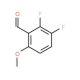 2,3-Difluoro-6-methoxybenzaldehyde (CAS 187543-87-9) - chemical structure image